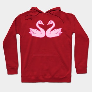 Swans kissing Hoodie